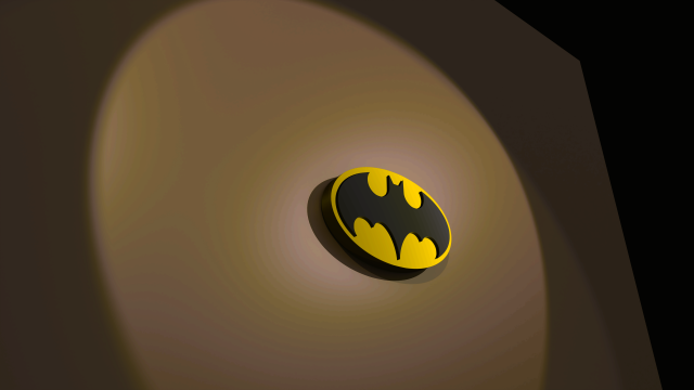 High Quality Batman Logo Pack Modelo 3D .c4d .max .obj .3ds .fbx .stl .blend 