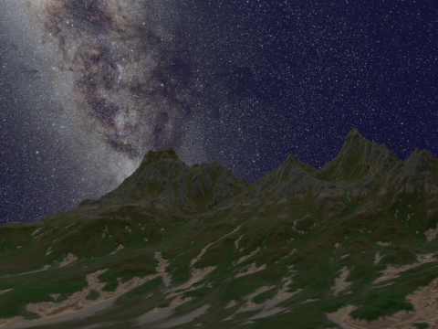 High Quality Mountain Modello 3D