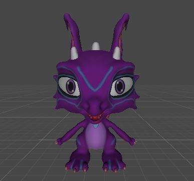 Luxion The Little Dragon Modèle 3D .c4d .max .obj .3ds .fbx .stl .blend 