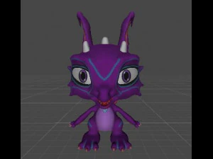 Luxion Маленький дракон 3D Модель