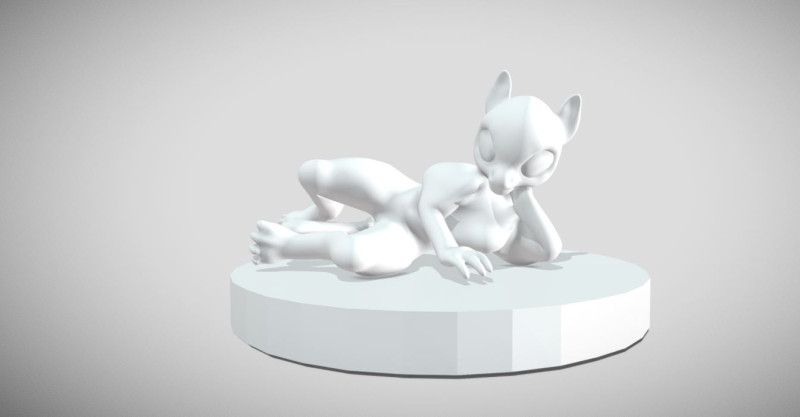 Kemono Fantasy 3D प्रिंट मॉडल .c4d .max .obj .3ds .fbx .stl .blend 