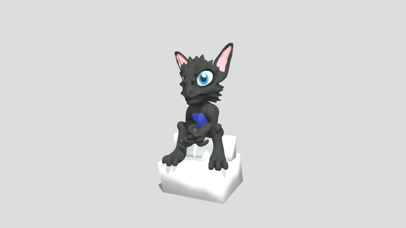 Dragons Chibi Fantasy Sculpture Figure Edition 3D-printmodel .c4d .max .obj .3ds .fbx .stl .blend 