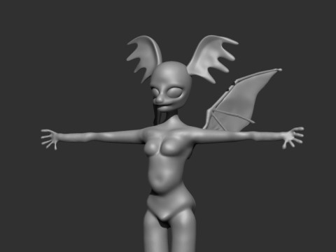 Anthro Dragon DOLL BJD 3D Print Model
