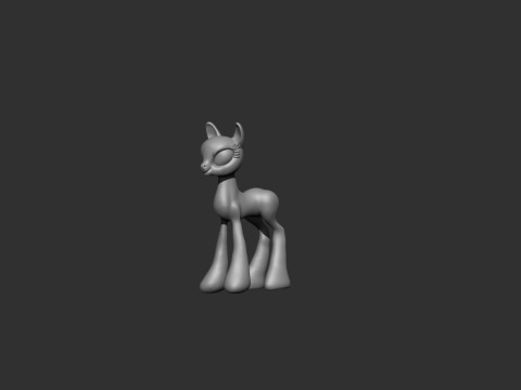 Pony Fantasy Concept 3D प्रिंट मॉडल