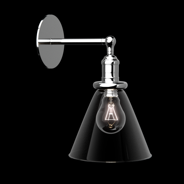 Wall Lamp 01 3D 模型 .c4d .max .obj .3ds .fbx .stl .blend
