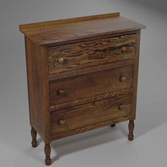 Drawer 01 3D 모델 .c4d .max .obj .3ds .fbx .stl .blend
