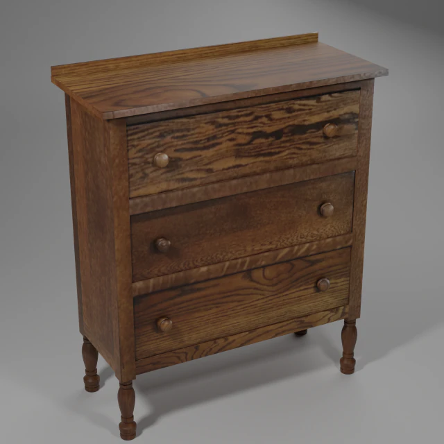 Tiroir 01 Modèle 3D .c4d .max .obj .3ds .fbx .stl .blend 