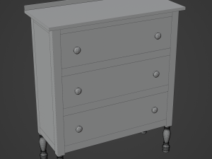 Drawer 01 Model 3D