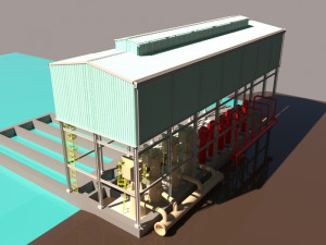 3D SWI shelter 3D Model