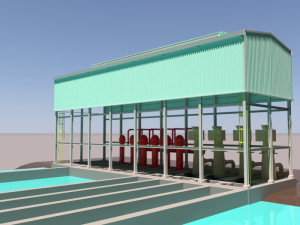 3D SWI shelter 3D Model