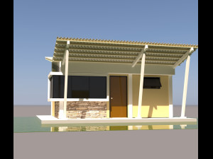 Security main building 3D Модель