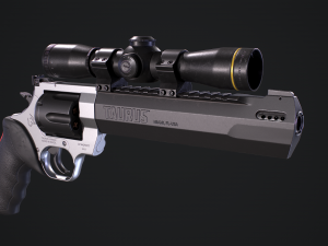 Taurus Raging Hunter 44 Magnum 3D 模型