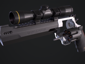 Taurus Raging Hunter 44 Magnum 3D 模型