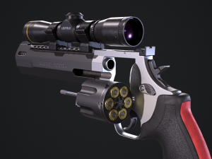 Taurus Raging Hunter 44 Magnum 3D 模型