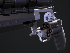 Taurus Raging Hunter 44 Magnum 3D 模型
