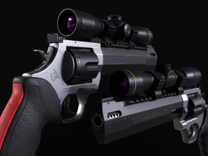 Taurus Raging Hunter 44 Magnum 3D 模型