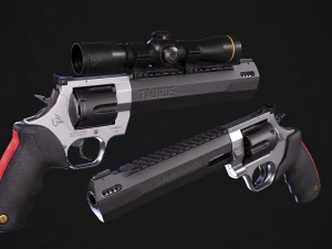 Taurus Raging Hunter 44 Magnum 3D Model