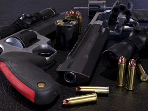 Taurus Raging Hunter 44 Magnum 3D 模型
