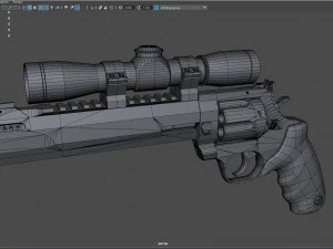 Taurus Raging Hunter 44 Magnum 3D Model