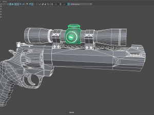 Taurus Raging Hunter 44 Magnum 3D 模型