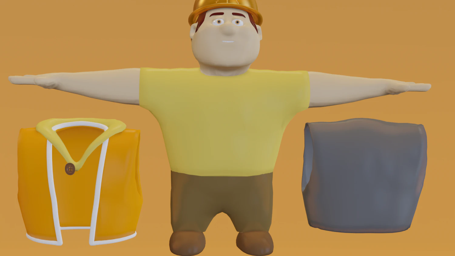 Engineer 3D Model .c4d .max .obj .3ds .fbx .stl .blend 