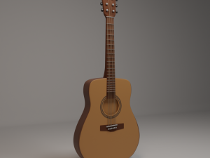 Guitar 3D मॉडल