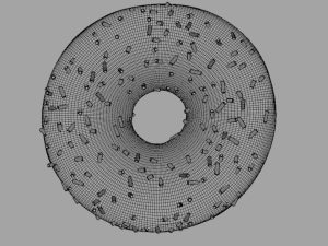 Donuts and cup 3D Модель
