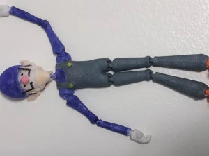 WALUIGI FLEXI 3D Print Model