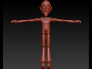 WALUIGI FLEXI 3D Print Model