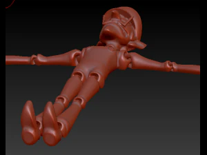 WALUIGI FLEXI 3D Print Model