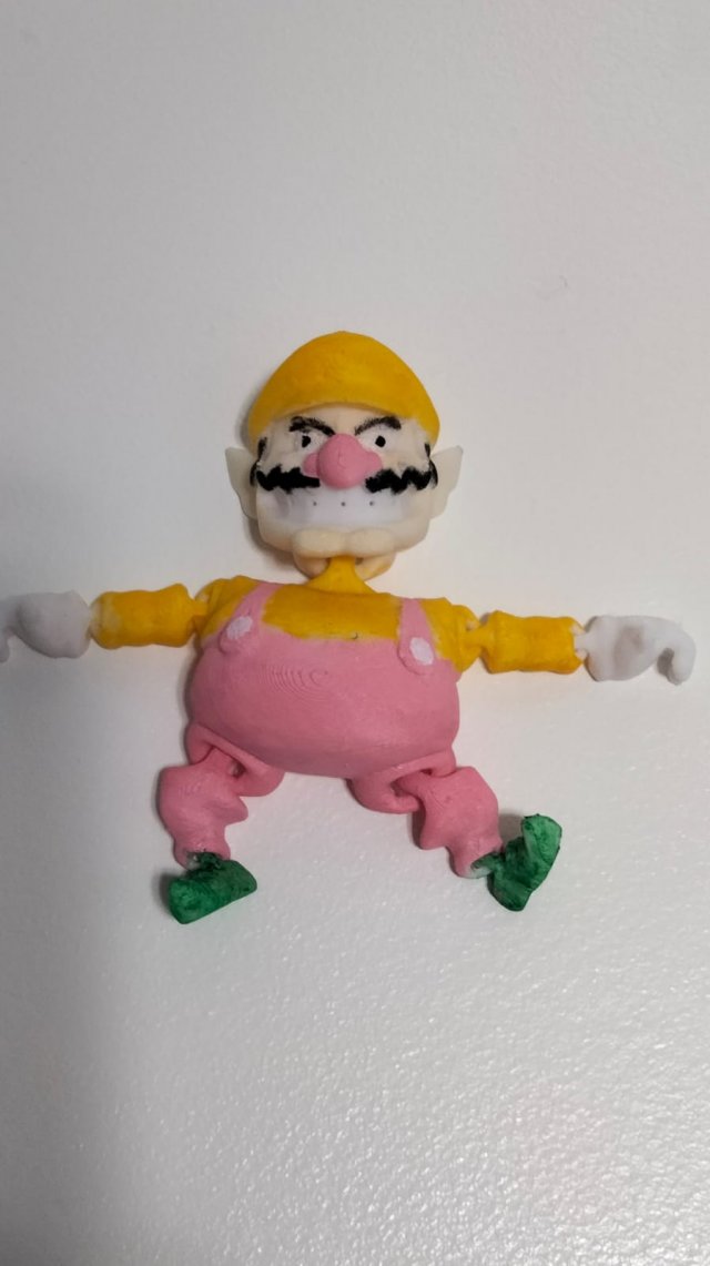 WARIO FLEXI 3D-Druckmodell .c4d .max .obj .3ds .fbx .stl .blend 