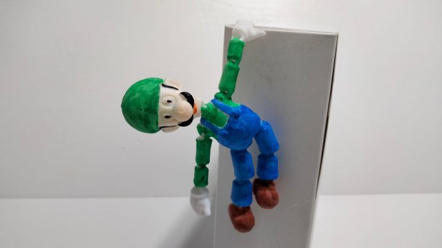 FLEXI LUIGI Model do druku 3D .c4d .max .obj .3ds .fbx .stl .blend 