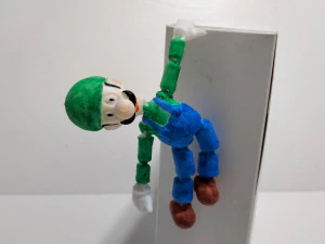 フレキシ・ルイージ 3Dプリントモデル
