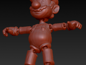 FLEXI MARIO BROSS Model Cetak 3D
