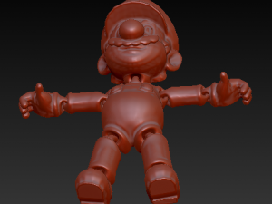 FLEXI MARIO BROSS Model Cetak 3D