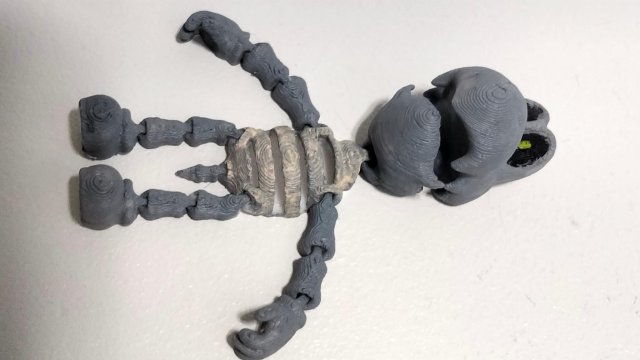 DRY BONES 3D 프린트 모델 .c4d .max .obj .3ds .fbx .stl .blend 