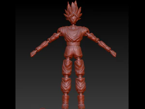 손오공 플렉스 3D 프린트 모델