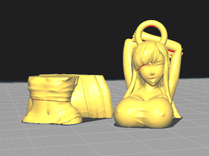GIRL FLEXY 3D Print Model