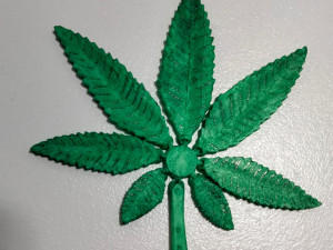 LEAF MARIJUANA WEED CANNABIS Modelo de impresión 3D