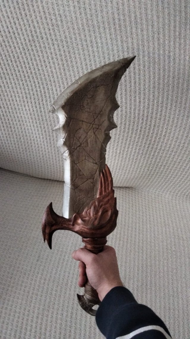 KRATOS SWORDS CHAOS Model Cetak 3D .c4d .max .obj .3ds .fbx .stl .blend
