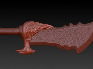 KRATOS SWORDS CHAOS 3D Print Model