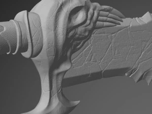 KRATOS SWORDS CHAOS 3D Print Model