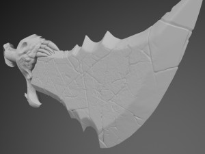KRATOS SWORDS CHAOS Model Cetak 3D