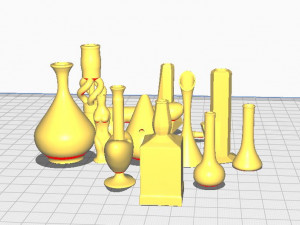 12 BONGS 3d easy print 3D Print Model