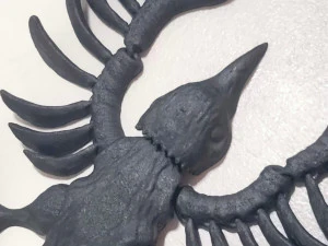 RAVEN CROW SKULL FLEXY 3D Print Model