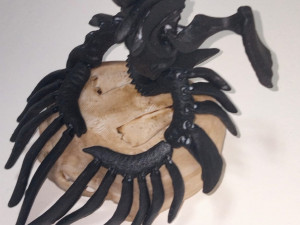 RAVEN CROW SKULL FLEXY 3Dプリントモデル