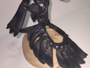 RAVEN CROW SKULL FLEXY 3Dプリントモデル