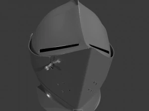 HYPERREALISTIC MEDIEVAL HELMET 3D Print Model