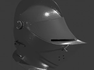 HYPERREALISTIC MEDIEVAL HELMET 3D Print Model