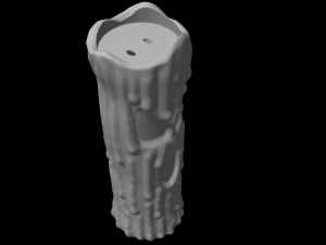 HALLOWEEN CANDLES 3D Print Model